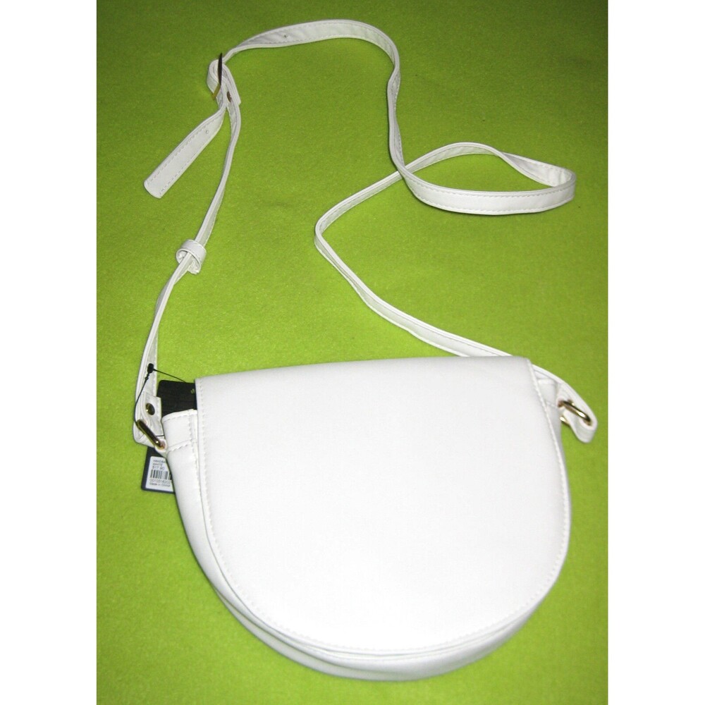 Forever 21 White Handbag Purse Bag Crossbody Cross-body with Strap
